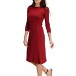 RIGO Women's Cotton a-line Dress