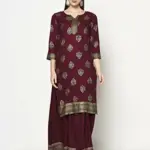 ERISHA Women's Rayon Printed Designer Skirt Set