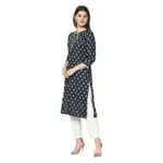 ERISHA Women's Rayon Printed Kurta Pant Set