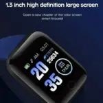 PunnkFunnk D116 Smart Band, Activity Tracker Fitness Band, Sleep Monitor, Step Tracking, Heart Rate Sensor, Kids Smart Watch for Men, Women, Black