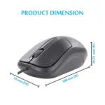 Zeb-Comfort+ Wired Mouse (1 pc)