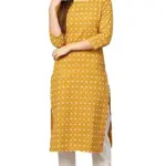 ERISHA Women's Rayon Printed Kurta with Pant