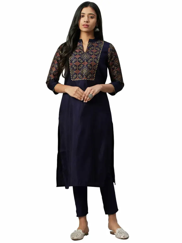 ZIYAA Women's Art Silk Salwar Suit Set