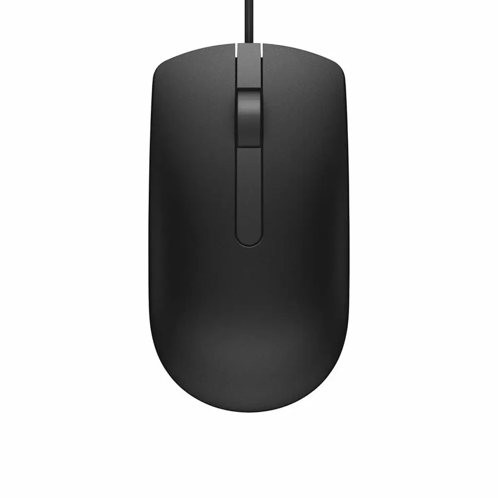 MS116 1000Dpi USB Wired Optical Mouse, Led Tracking, Scrolling Wheel, Plug and Play. (1 pc)