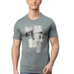 Rodamo Comfortable Round Neck Printed Tees for Men Fashion