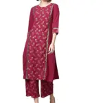 ZIYAA Women's Crepe Salwar Suit Set