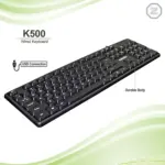Zebion K500 USB Keyboard, Rugged Heavy-Duty Body, Tested with Over 1 Million Keystrokes,Clicky-Touch Feel, Ergonomic Design;