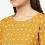 ERISHA Women's Rayon Printed Kurta with Pant