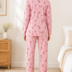 Women's Floral Cotton Night Suit Set