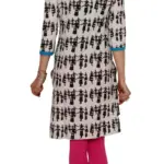 Rangmayee/Astitva Women Printed V-neck Calf Length Kurta (Medium)