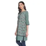Rangmayee Women's Printed Cotton Short Kurti (Medium)