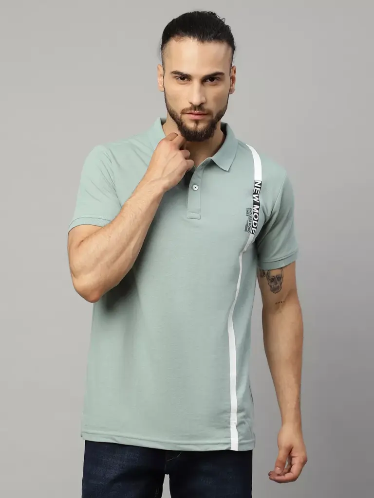 Rodamo Polo Printed T-Shirts (Large) (112130101)
