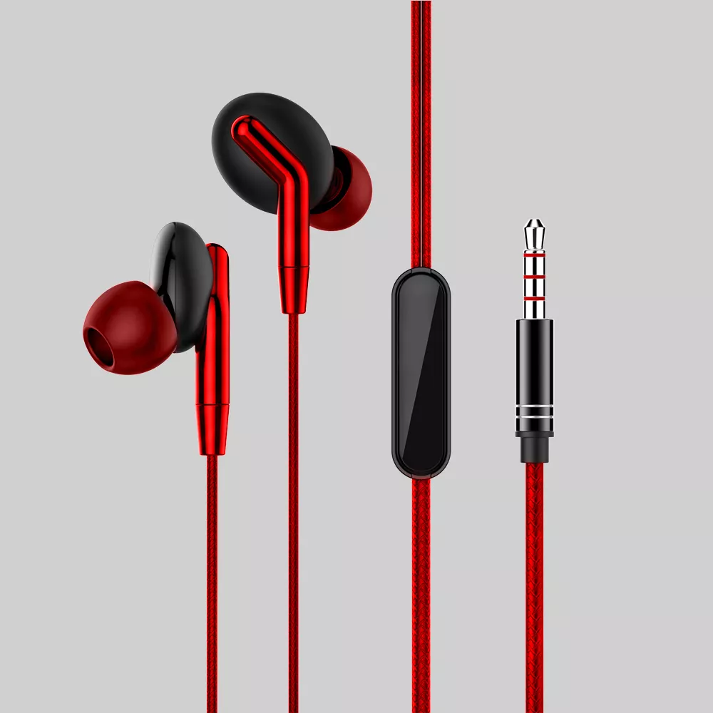 Swiss Military Raga Wired In the Ear (With mic - Yes, Red)