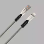 Swiss Military TPGRL Zinc Alloy Connector Single Pin iPhone Data / Charging Cable (1.2 m, Black)
