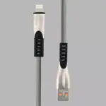 Swiss Military TPGRL Zinc Alloy Connector Single Pin iPhone Data / Charging Cable (1.2 m, Black)