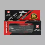 Swiss Military TPGRL Zinc Alloy Connector Single Pin iPhone Data / Charging Cable (1.2 m, Black)