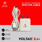 Swiss Military Voltaic 2.4+ 2.4 A USB Charger (Active White)