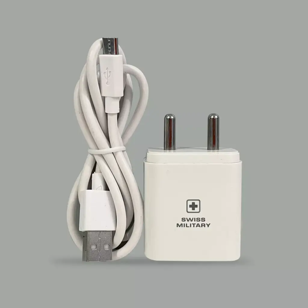 Swiss Military Voltaic 2.4+ 2.4 A USB Charger (Active White)