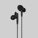 Swiss Military earphone Wired In the Ear (With mic - Yes, Active Black)